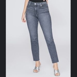 Paige CINDY WITH RAW HEM IN ASH BLACK 32